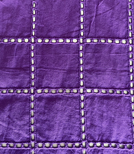 Шитье квадрат фиолетовое