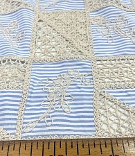 Сорочка в полоску с вышивкой лен