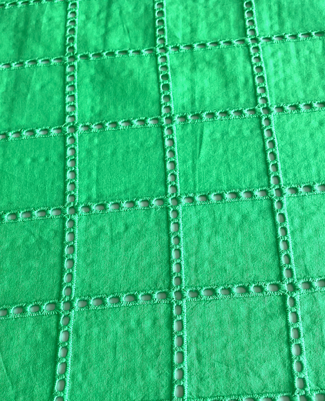 Шитье квадрат яр.зеленое