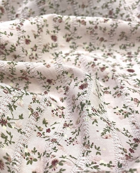 Сорочка ришелье пудра